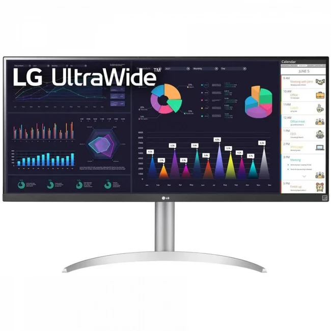 Монитор LG UltraGear 34WQ650-W 34WQ650-W.ARUZ (34 ", IPS, Ultra-Wide Full HD 2560x1080 (21:9), 100 Гц)