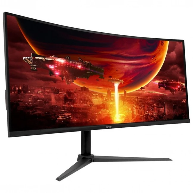 Монитор Acer Nitro ED340CURX0bmiipx UM.CE0EE.009 34 ", VA, Ultra-Wide QHD 3440x1440 (21:9), 200 Гц