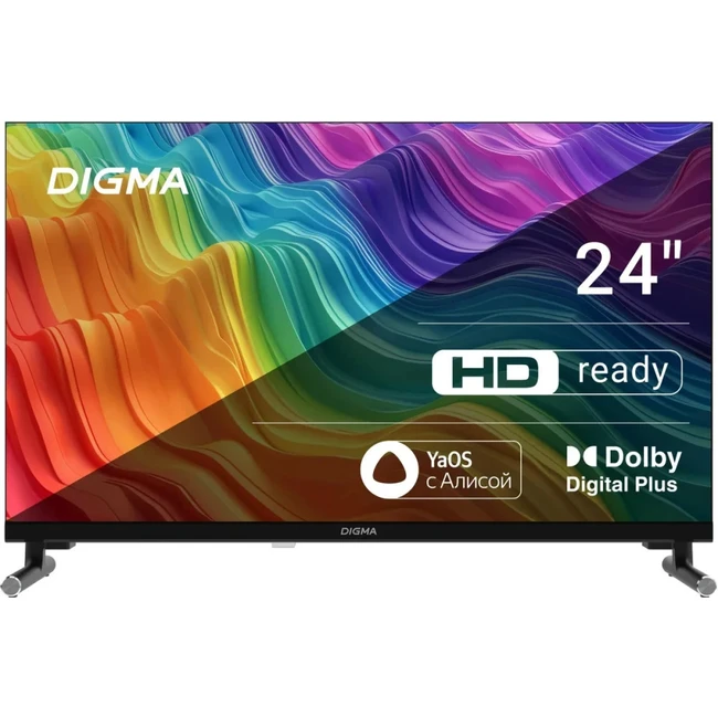 Телевизор Digma DM-LED24SBB32 (24 ", Smart TV, Черный)