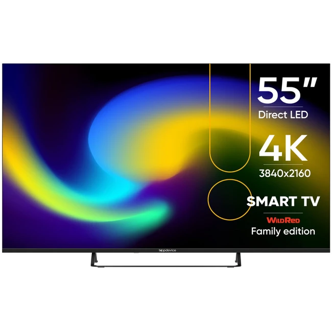 Телевизор Topdevice TDTV55BS05U_BK (55 ", Smart TV, Черный)
