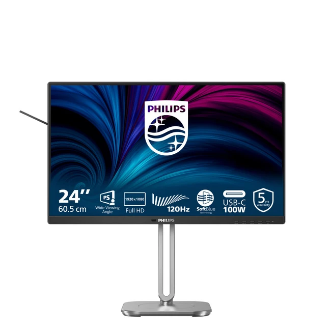 Монитор Philips 24B2U4301 23.8 ", IPS, Full HD 1920x1080 (16:9), 120 Гц