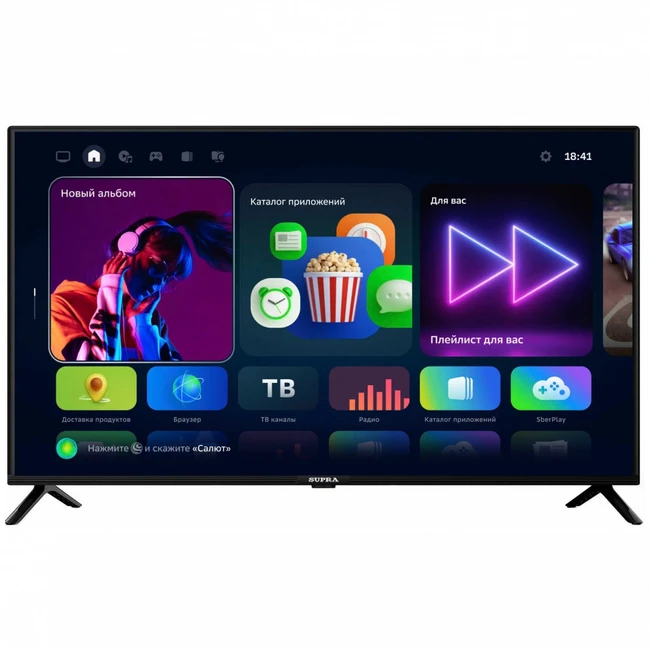 Телевизор SUPRA STV-LC43ST0155FSB STV-LC43ST0155FSB. (43 ", Smart TV, Черный)