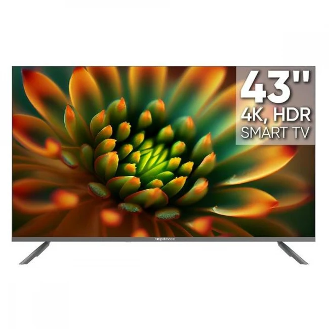 Телевизор Topdevice TDTV43BS06U_ML 43 ", Smart TV, Серый