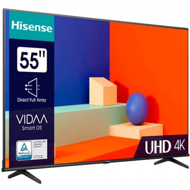 Телевизор Hisense 55A6K (SMART UHD) (55 ", Smart TV, Черный)