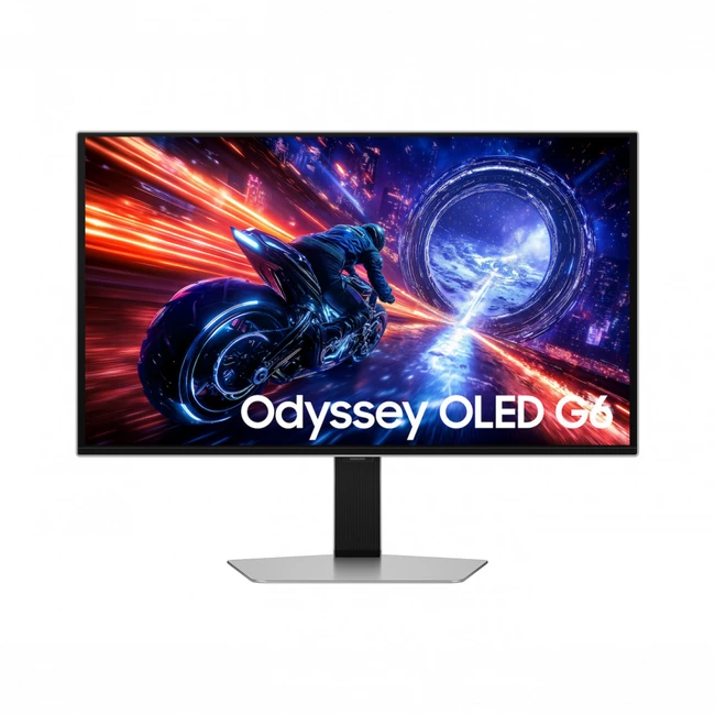 Монитор Samsung Odyssey G6 LS27FG602SIXCI 27 ", OLED, Quad HD 2560x1440 (16:9), 500 Гц