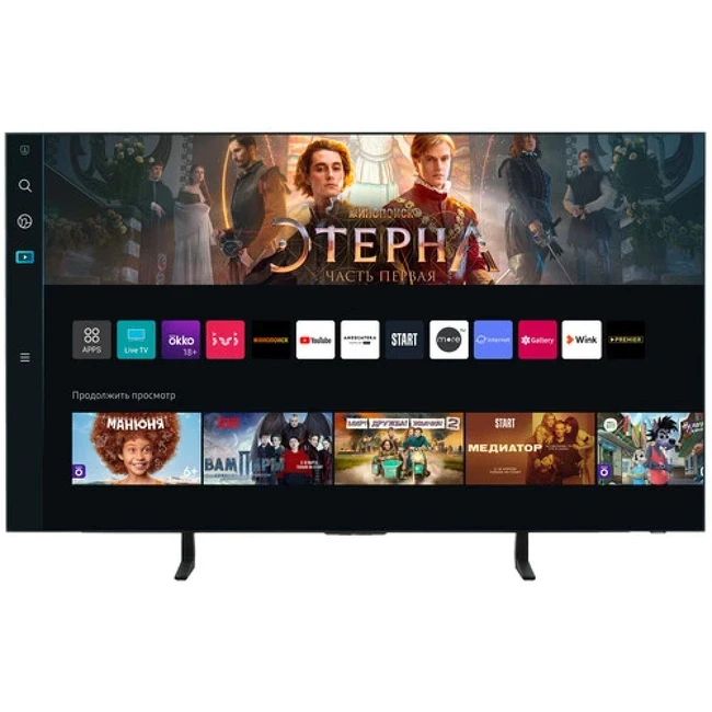 Телевизор Samsung QE48S90FAEXRU 48 ", Smart TV, Черный