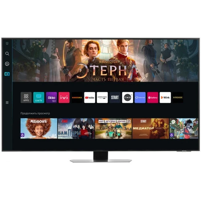 Телевизор Samsung QE55QN90FAUXRU 55 ", Smart TV, Черный