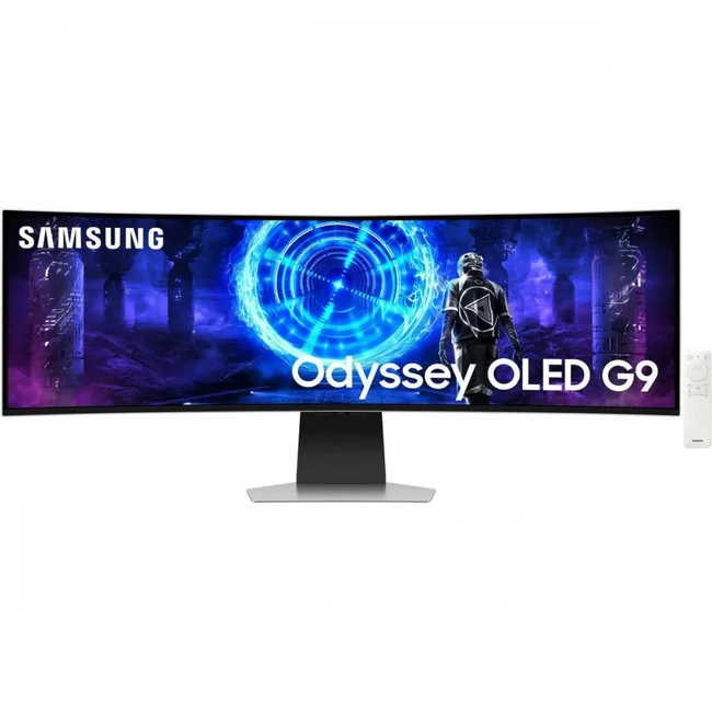 Монитор Samsung Odyssey G9 S49DG952SMXUE LS49DG952SMXUE 49 ", OLED, Dual Quad HD 5120x1440 (32:9), 240 Гц
