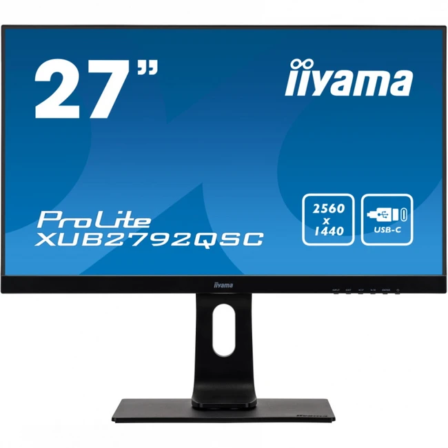 Монитор IIYAMA ProLite XUB2792QSC-B1 27 ", IPS, Quad HD 2560x1440 (16:9), 75 Гц