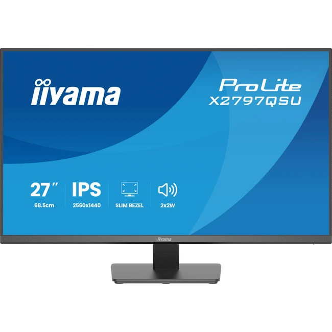 Монитор IIYAMA ProLite X2797QSU-B1 27 ", IPS, Quad HD 2560x1440 (16:9), 75 Гц