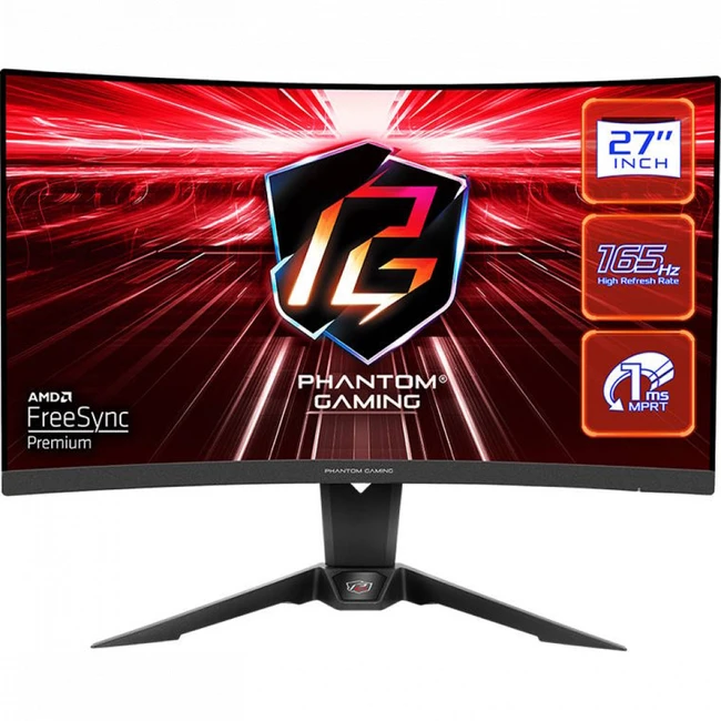 Монитор ASRock Phantom Gaming PG27Q15R2A 27 ", VA, Quad HD 2560x1440 (16:9), 165 Гц