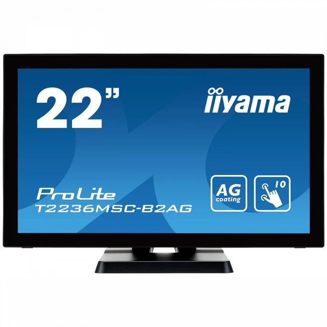 Монитор IIYAMA ProLite T2236MSC-B2AG 21.5 ", VA, Full HD 1920x1080 (16:9), 60 Гц