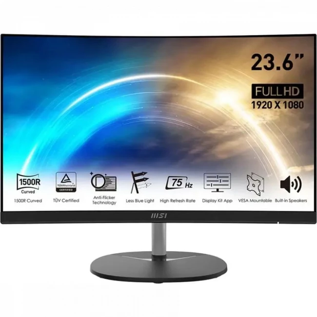 Монитор MSI Pro MP241CA 9S6-3PA9CT-018 (23.8 ", VA, Full HD 1920x1080 (16:9), 75 Гц)
