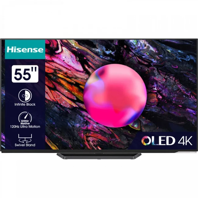 Телевизор Hisense 55A85K (55 ", Smart TV, Черный)