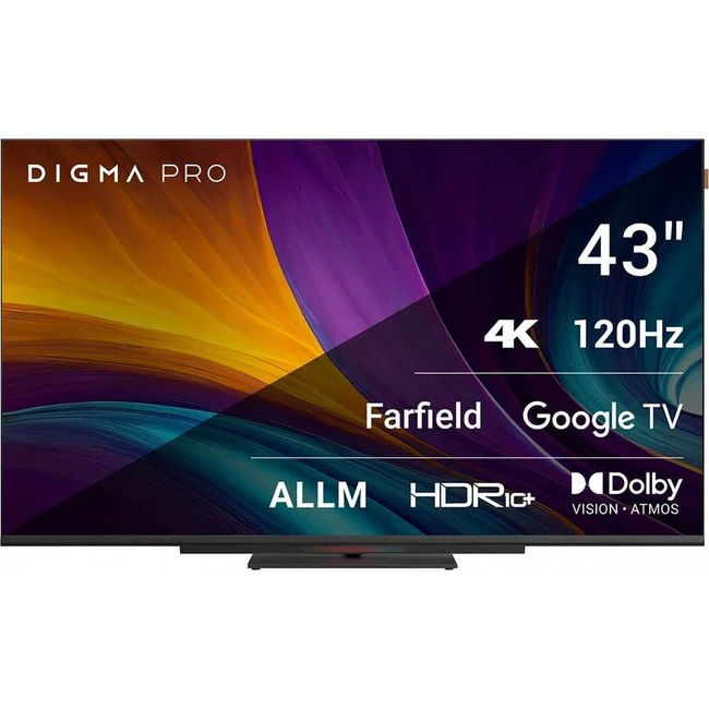 Телевизор Digma PRO 43C (43 ", Черный)