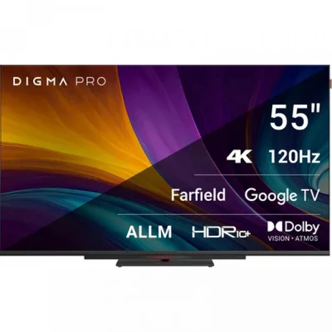 Телевизор Digma Pro 55C (55 ", Smart TV, Черный)