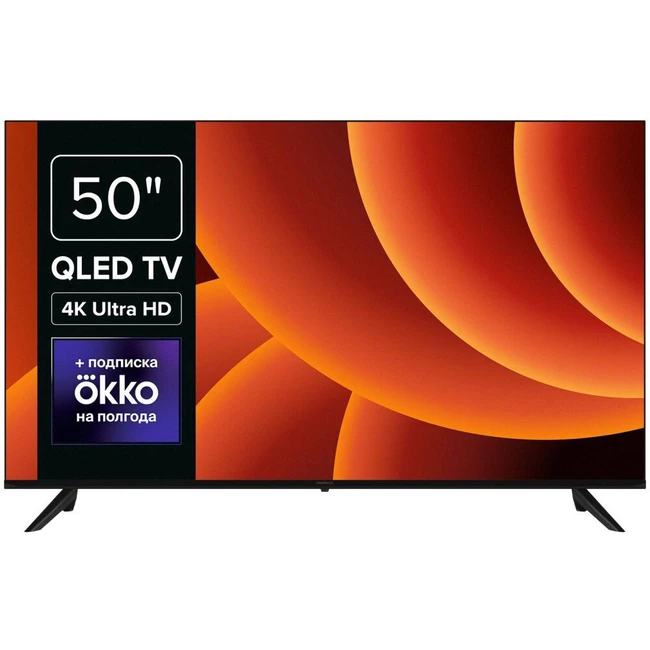 Телевизор Rombica 50MT-UDG54G (50 ", Smart TV, Черный)