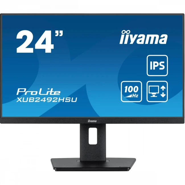 Монитор IIYAMA ProLite XUB2492HSU-B6 23.8 ", IPS, Full HD 1920x1080 (16:9), 100 Гц