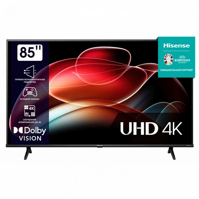 Телевизор Hisense 85A6K (85 ", Smart TV, Черный)