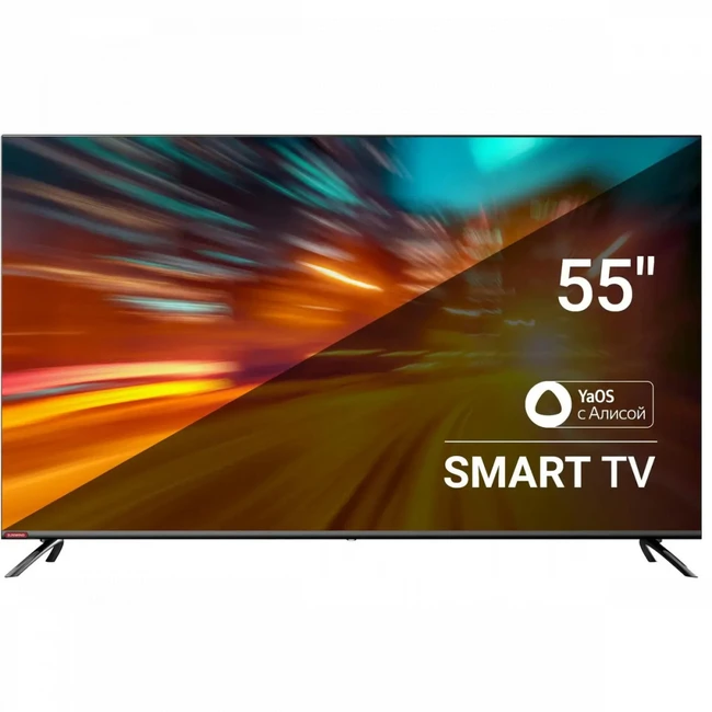 Телевизор SunWind SUN-LED55XU401 (55 ", Smart TV, Черный)