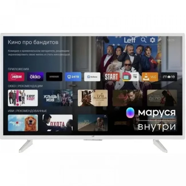 Телевизор Leff 43F611T (43 ", Smart TV, Белый)