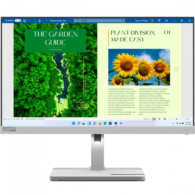 Монитор Lenovo L24m-40 67A9UAC3EU (23.8 ", IPS, Full HD 1920x1080 (16:9), 100 Гц)