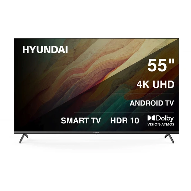 Телевизор Hyundai H-LED55BU7009 (55 ", Smart TV, Черный)