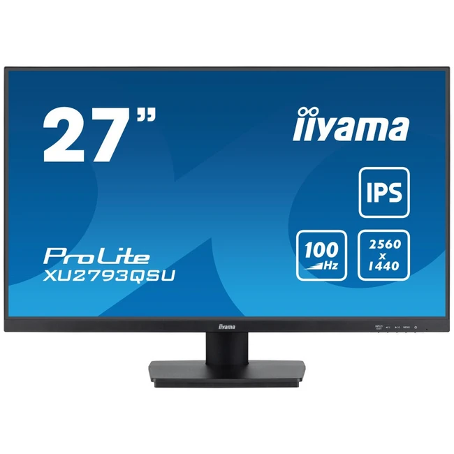 Монитор IIYAMA ProLite XU2793QSU-B6 27 ", IPS, Quad HD 2560x1440 (16:9), 100 Гц