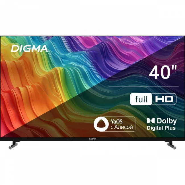 Телевизор Digma LED40SBB33 DM-LED40SBB33 (40 ", Smart TV, Черный)