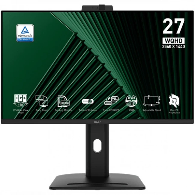 Монитор MSI PRO MP275QPDG 9S6-3PC8CM-005 (27 ", IPS, Quad HD 2560x1440 (16:9), 100 Гц)