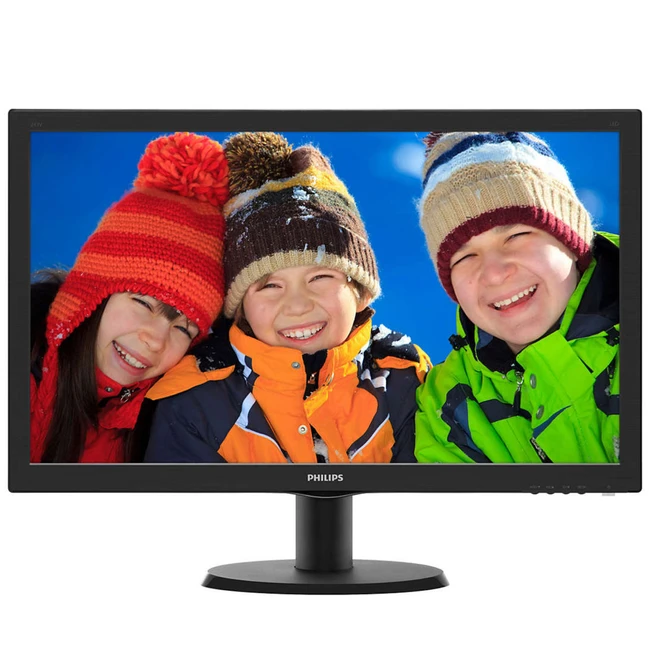 Монитор Philips 243V5QSBA (23.6 ", VA, Full HD 1920x1080 (16:9), 75 Гц)