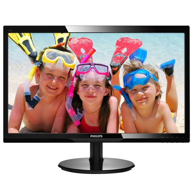 Монитор Philips 246V5LDSB(00/01) (24 ", TN, Full HD 1920x1080 (16:9), 60 Гц)