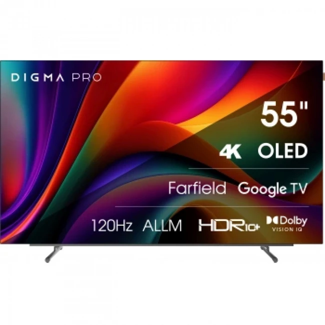 Телевизор Digma PRO 55M (55 ", Smart TV, Черный)