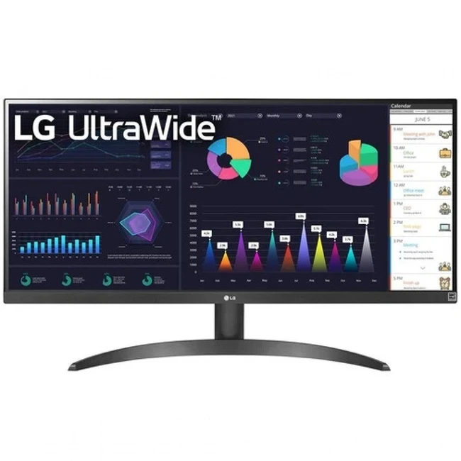 Монитор LG UltraWide 34WQ500-B Черный (34 ", IPS, Ultra-Wide Full HD 2560x1080 (21:9), 100 Гц)
