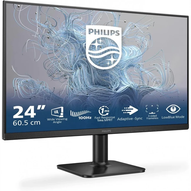 Монитор Philips 24E2N1100LB/01 24E2N1100LB/01/00 (23.8 ", VA, Full HD 1920x1080 (16:9), 100 Гц)