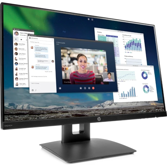Монитор HP VH240a 1KL30AA#ABB 23.8 ", IPS, Full HD 1920x1080 (16:9), 60 Гц