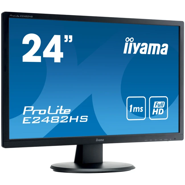 Монитор IIYAMA ProLite E2482HS-B1 24 ", TN, Full HD 1920x1080 (16:9), 60 Гц