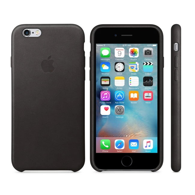 Аксессуары для смартфона Apple iPhone 6s Leather Case - Black MKXW2ZM/A