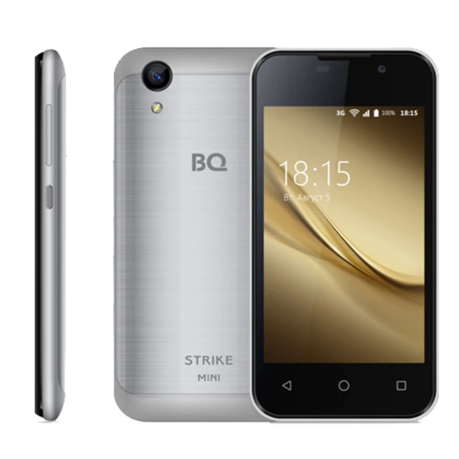 Смартфон BQ 4072 Strike Mini Silver BQ-4072Серебряный Шлифов