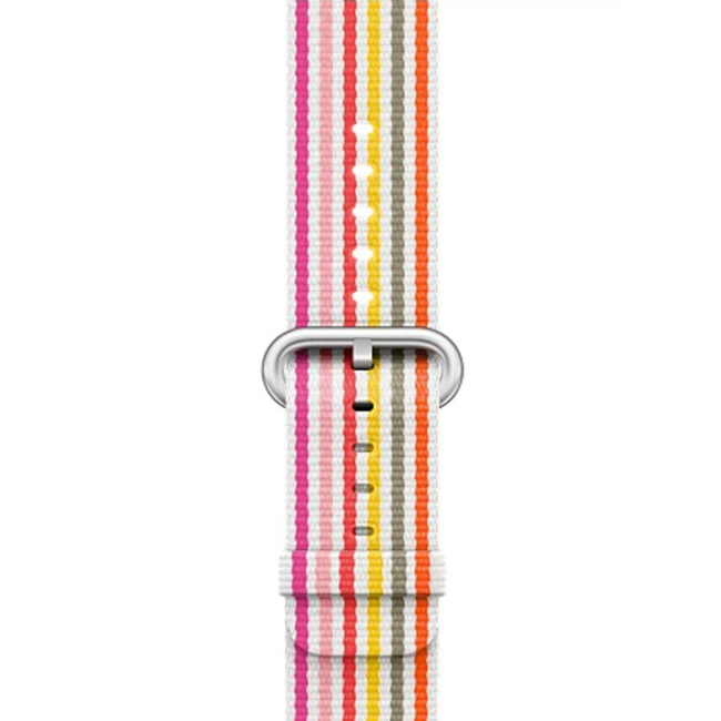 Аксессуары для смартфона Apple Ремешок 42mm Pink Stripe Woven Nylon MRHD2ZM/A