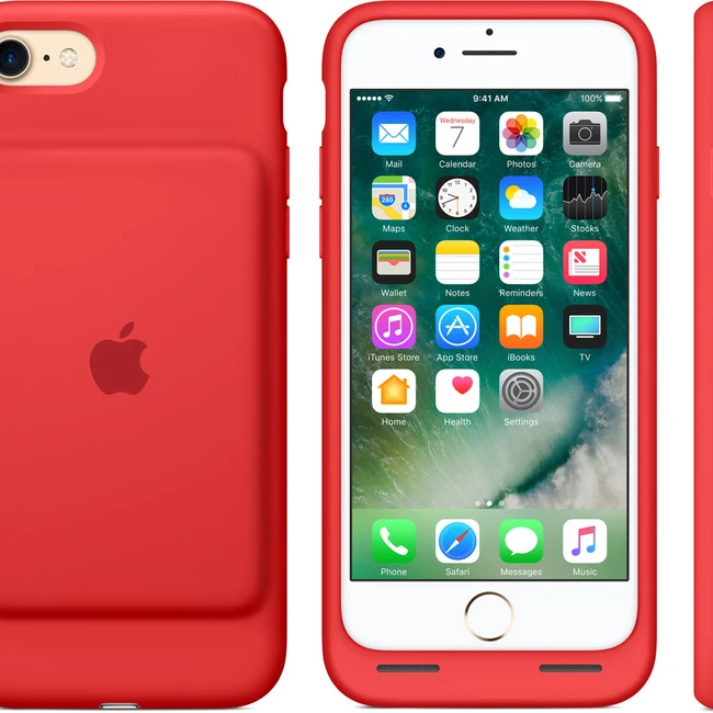 Аксессуары для смартфона Apple чехол с аккумулятором для iPhone 7, Red MN022ZM/A