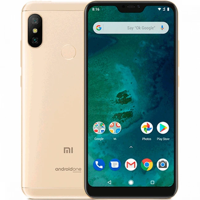 Смартфон Xiaomi MI A2 Lite 32 Gb Gold MIA2LITEGD32GB