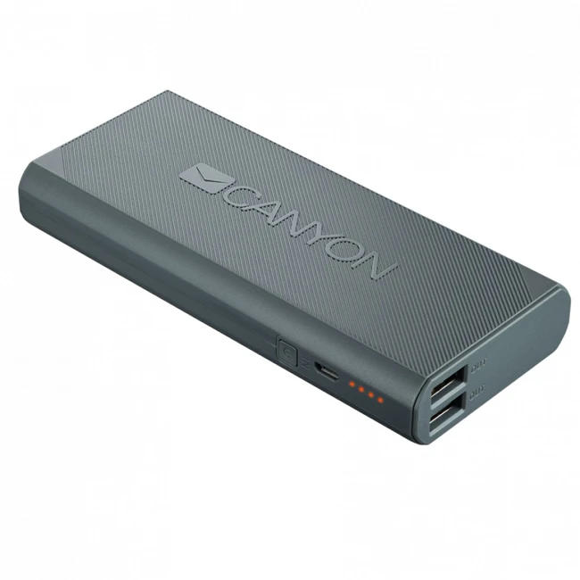 Внешний аккумулятор (Power Bank) Canyon CNE-CPBF130DG (13000 мАч, Серый)