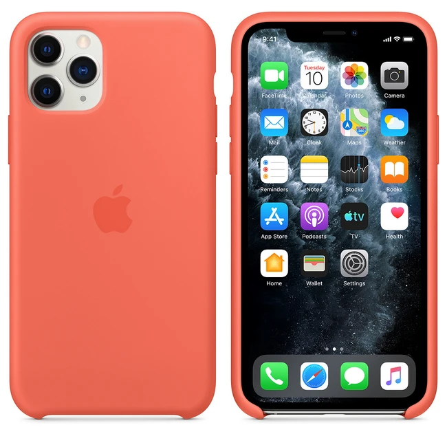 Аксессуары для смартфона Apple iPhone 11 Pro Silicone Case Clementine MWYQ2ZM/A