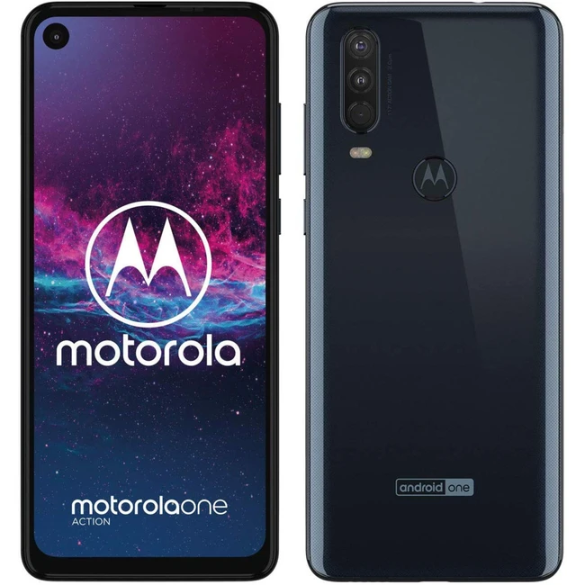 Смартфон Motorola One Action 128GB Denim Blue PAFY0024RU