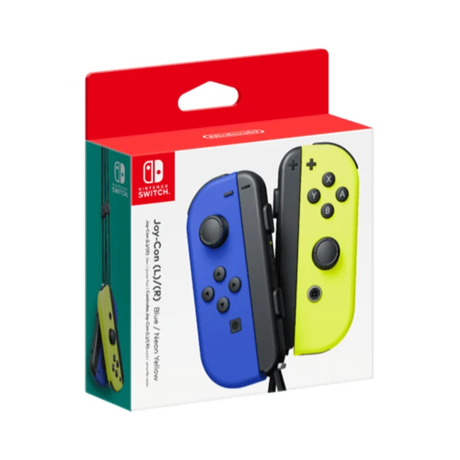 Аксессуары для смартфона Nintendo Joy-Con Blue/Neon Yellow 045496431303