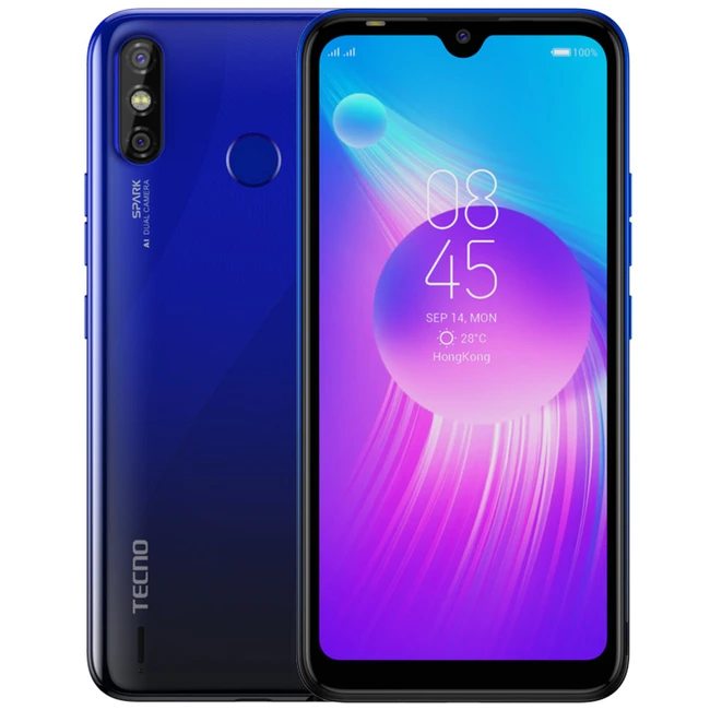 Смартфон TECNO Spark 4 Air 32GB Nebula Black KC6 Spark 4 air Nebula Black