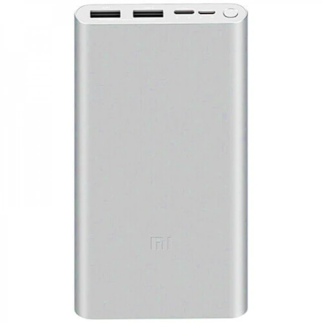 Внешний аккумулятор (Power Bank) Xiaomi Mi Power Bank 3 10000 mAh Silver VXN4259CN 10000 мАч, Серебро