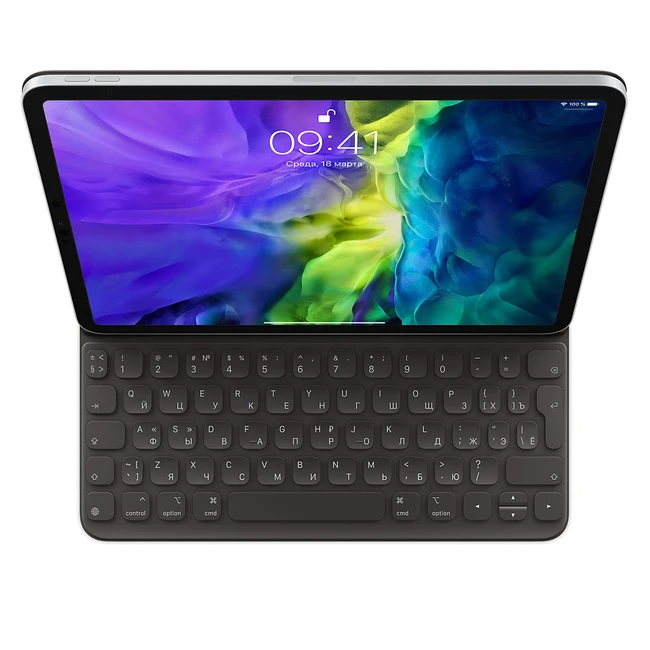 Аксессуары для смартфона Apple Smart Keyboard Folio for 11" iPad Pro (2nd generation) RU MXNK2RS/A