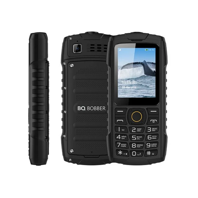 Мобильный телефон BQ 2439 Bobber Black BQ-2439 Bobber Черный